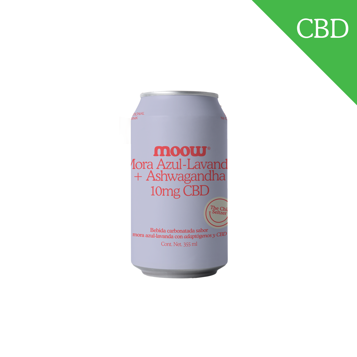 Moow mora azul-lavanda + ashwagandha con CBD