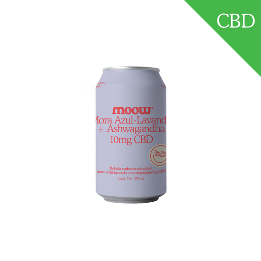 Moow mora azul-lavanda + ashwagandha con CBD